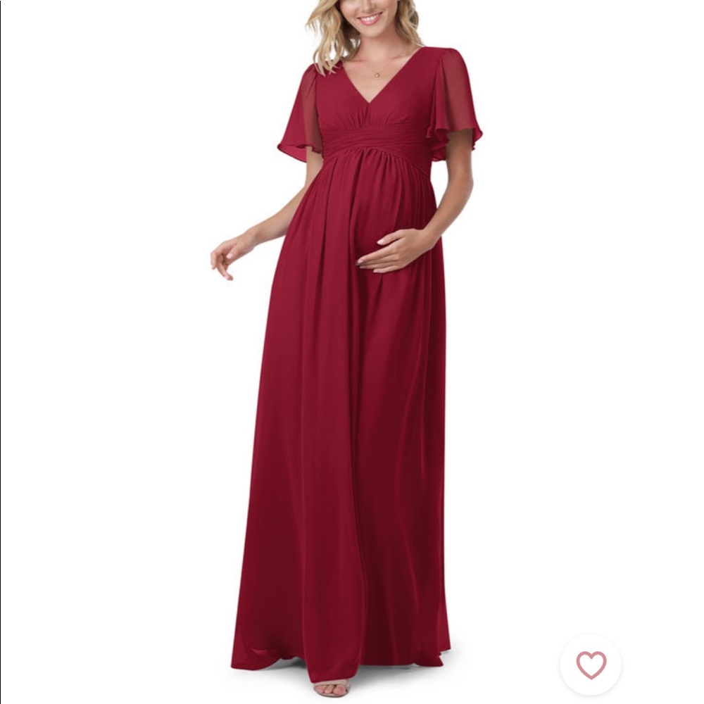 Azazie Verna maternity bridesmaid dress or formal gown